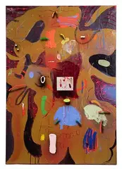 'Q' by Joseph Stabilito, Acrylic on Canvas, offered Mar 2024