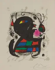 Untitled by Joan Miró, Lithograph, offered Mar 2024