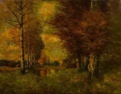 Early Autumn by Karl Schaette, Oil on Board, offered Mar 2024