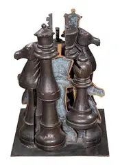 Arman, Gambit, Bronze Sculpture
