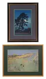 Kawase Hasui, Moon at Magome, Woodblock Print