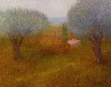 Jean Vollet, Dawn, Oil on Canvas