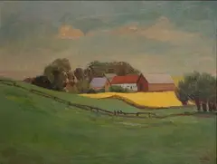 Henry Lee McFee, Untitled, Oil on Board