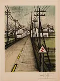 Bernard Buffet, La Route, Lithograph