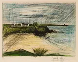 Bernard Buffet, Plage de la Mare, Etching