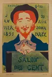 Salon des Cent by Rene Georges Hermann-Paul, Lithograph, offered Jan 2024