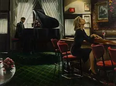 Harry McCormick, One if by Land with Lauren, Oil on Canvas