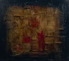 Harry Bouras, Lesser Aspect II, Oil on Board