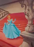 Cinderella and Her Glass Slipper by Ron Dias, Glass Slipper" Oil on Canvas Board, offered Jan 2024