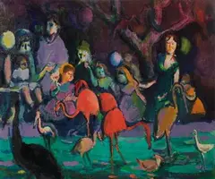 Untitled by Gustav Likan, Oil on Canvas, offered Dec 2023
