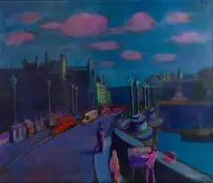 Pont de Neuf by Gustav Likan, Oil on Canvas, offered Dec 2023