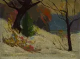 Carl Krafft, Untitled, Oil on Masonite