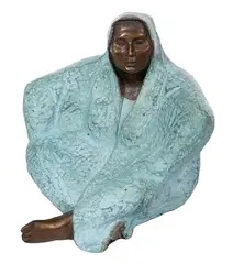 Patinated by Felipe Castaneda, Bronze Sculpture, offered Oct 2023