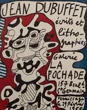 Jean Dubuffet, Galerie La Pochade, Lithograph Exhibition Poster