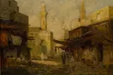 Rudolf Weber, Casbah, Oil on Canvas