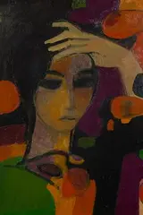 André Minaux, Untitled, Oil on Canvas