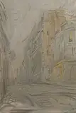 Rue d'Alesia by Alberto Giacometti, Lithograph, offered Oct 2023