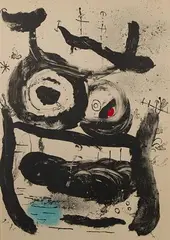Joan Miró, L'Imperatrice, Lithograph