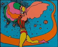 Planetarian Traveler by Peter Max, Serigraph, offered Sep 2023