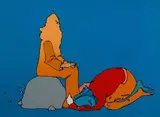 Peter Max, At the Feet of my Master, Serigraph