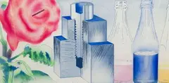 James Rosenquist, Just Desert, Israel, Etching and Pochoir on Paper