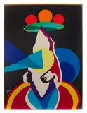 Karel Appel, Circus, Engraving from the