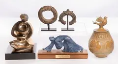 Reflections by Fred Nagel, Bronze Sculpture, offered Sep 2023