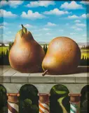 James Tormey, Pears, Oil on Board