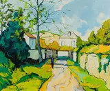 Le Promeneur by Claude Del Forge, Oil on Canvas, offered Sep 2023