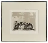 Henry Moore, Reclining Figure, Lithograph