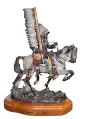 Vic Payne, Knight of the Plains, Bronze Sculpture