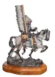 Vic Payne, Knight of the Plains, Bronze Sculpture