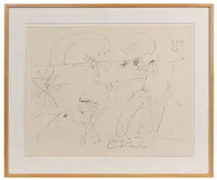Morris Louis, D37, Ink on Paper