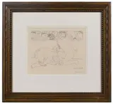 Pablo Picasso, Minotaure Vaincu, Etching