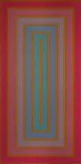Rustic 348 by Richard Anuszkiewicz, Oil on Canvas, offered Aug 2023