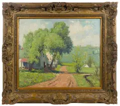 Homer Gordon Davisson, Somerset County, Oil on Canvas Board
