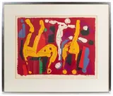 Marino Marini, Cheveaux et Cavaliers V, Lithograph