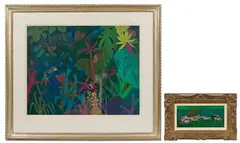 Gustav Likan, Painting and, Lithograph