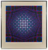 Victor Vasarely, Ond Fire, Serigraph