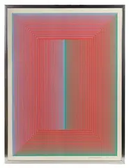 Sequential VI by Richard Anuszkiewicz, Serigraph, offered Aug 2023