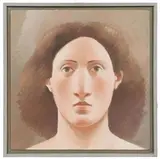 Alan Feltus, Head with Light from Sides, Oil on Canvas