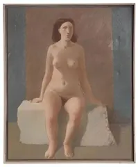 Alan Feltus, Aspettando, Oil on Canvas