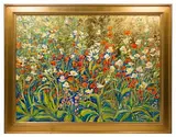 Floral Delight by Patricia Bartels Rhoden, Oil on Board, offered Jul 2023