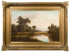 Untitled by C. B. Russ, Oil on Canvas, offered Jul 2023