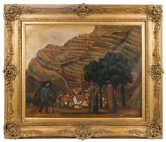 Robert Genin, Untitled, Oil on Board