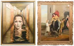 Jean Pierre Capron, Cite Pleine de Reves, Oil on Linen