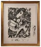 Marc Chagall, Grey Village, Lithograph