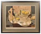 Georges Braque, Still Life With Pitcher and Lemons, Silkscreen Over Offset Lithograph