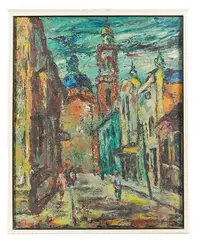 Harry Mintz, Untitled, Oil on Board