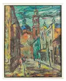 Harry Mintz, Untitled, Oil on Board